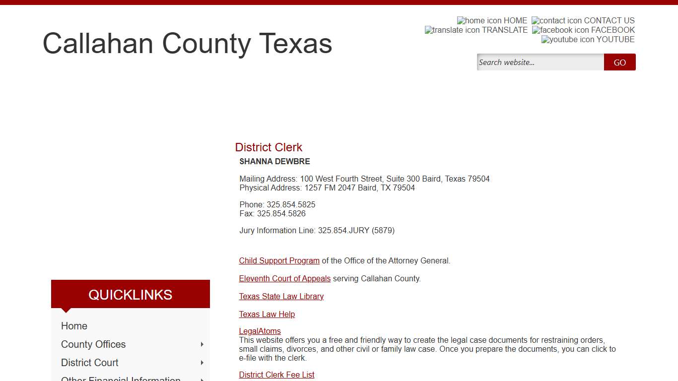 Callahan County, Texas